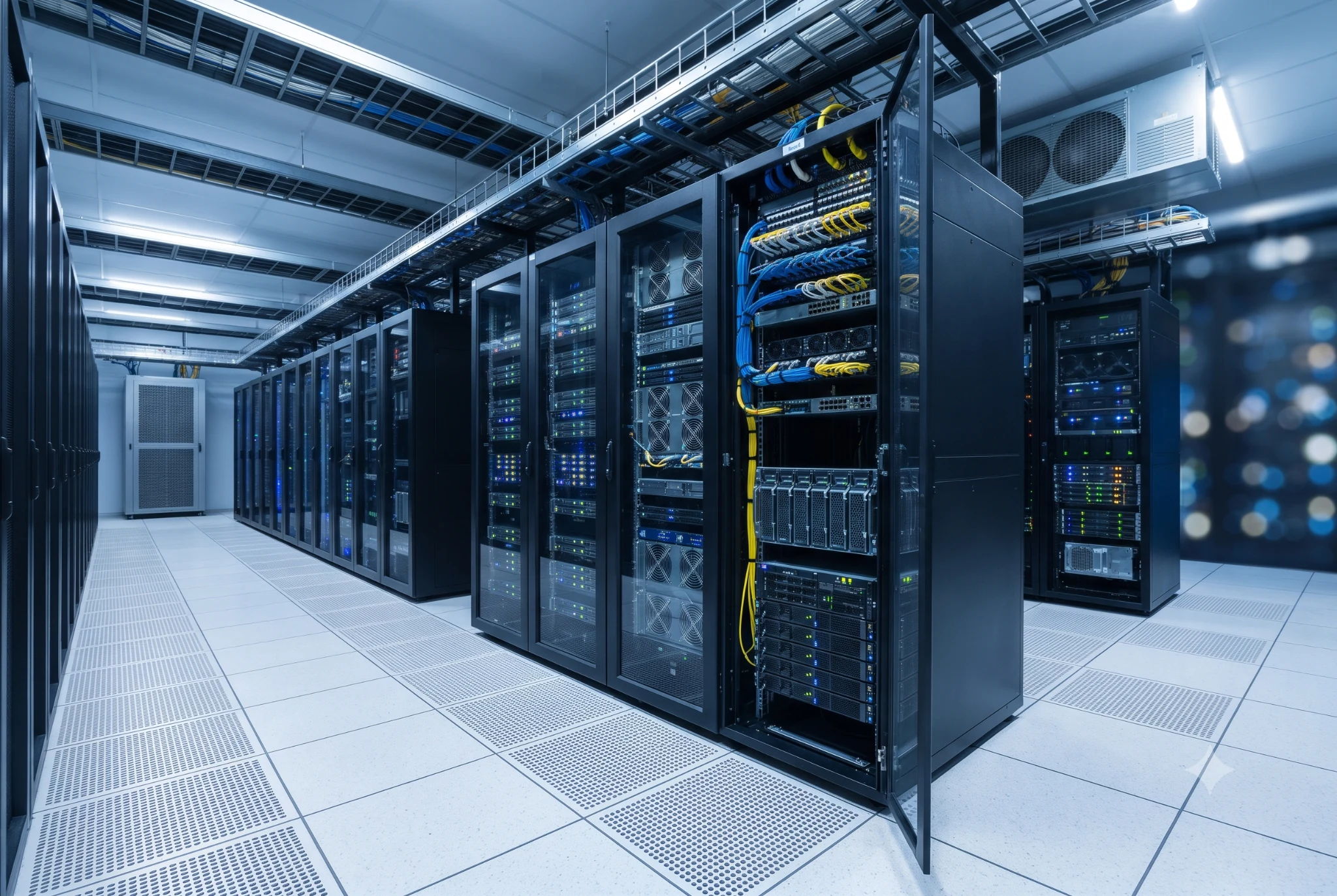 Enterprise data center server racks and high-density infrastructure